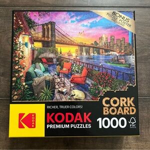 Kodak Premium Puzzles Cork Board 1000-Piece - Sunset Multicolor